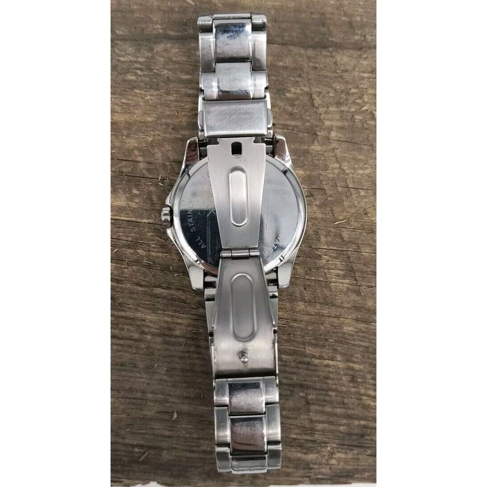 Men's Stainless Steel Kenneth Cole 42mm Watch With Black Dial - New Battery - Picture 8 of 11